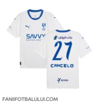 Al-Hilal Joao Cancelo #27 Tricou Fotbal Replică 2024-25 Barbati Deplasare
